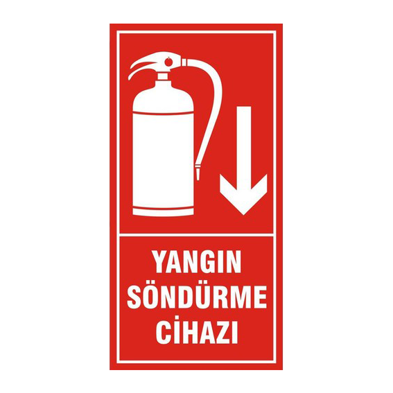 Yangın Tüpü Yeri Levhası